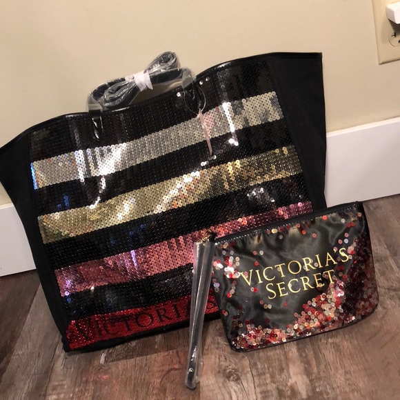 Victoria’s Secret tote and accessory bag. - Picture 2 of 5